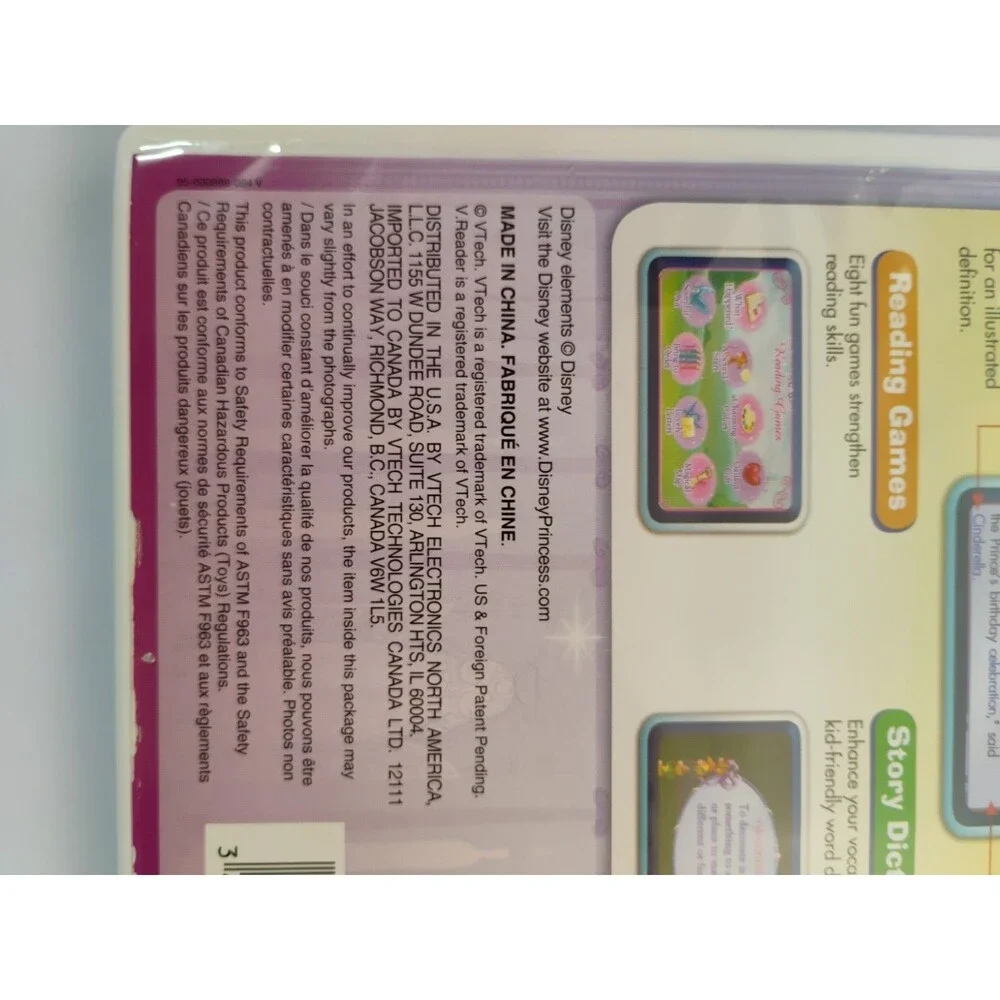 Vtech V.Reader Disney Princess A Gift from the Heart and Belle's Special Treat